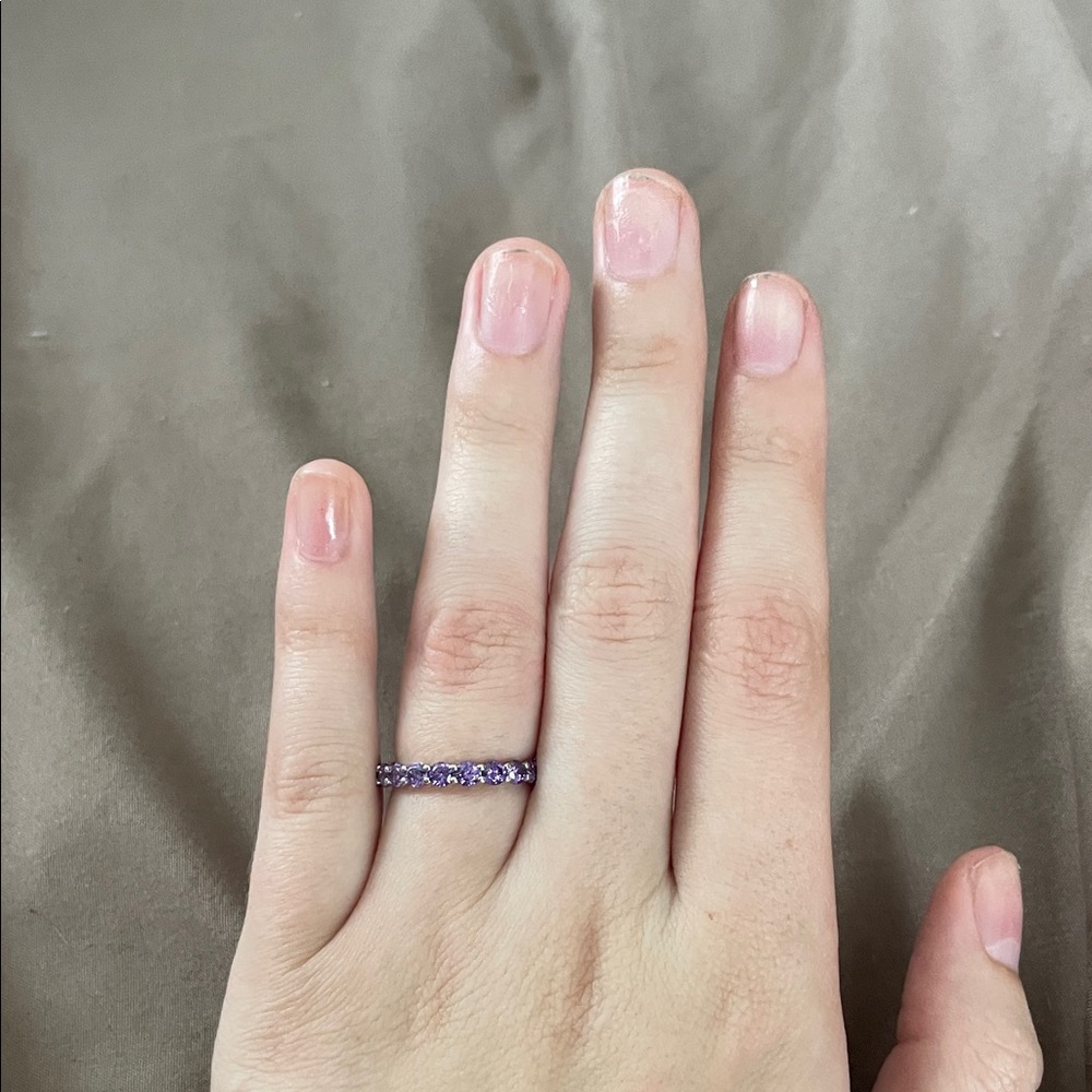 Elegant Purple Stone Ring